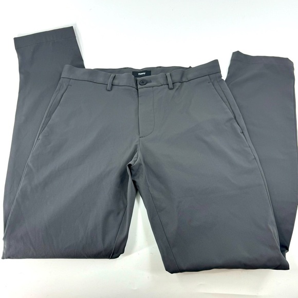 Theory Zaine Straight Leg Trousers/ Pants - Picture 1 of 13